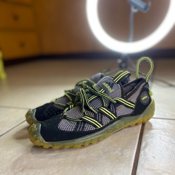 RARE 1998 VTG adidas EQT shoes black thick rope laces vapor promotion sample? - Picture 2 of 10